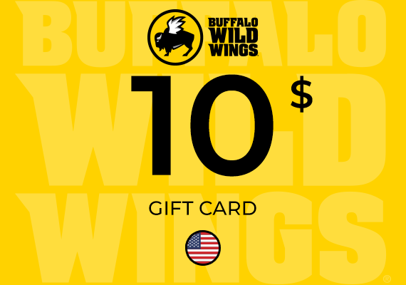 Buffalo Wild Wings Gift Card 10 USD