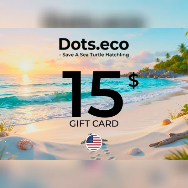 Dots.eco - Save a sea turtle hatchling Gift Card 15 USD Key - UNITED STATES