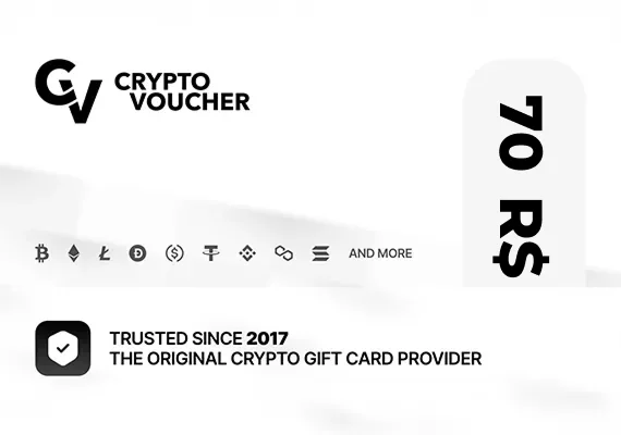 Crypto Voucher Bitcoin (BTC) 70 BRL