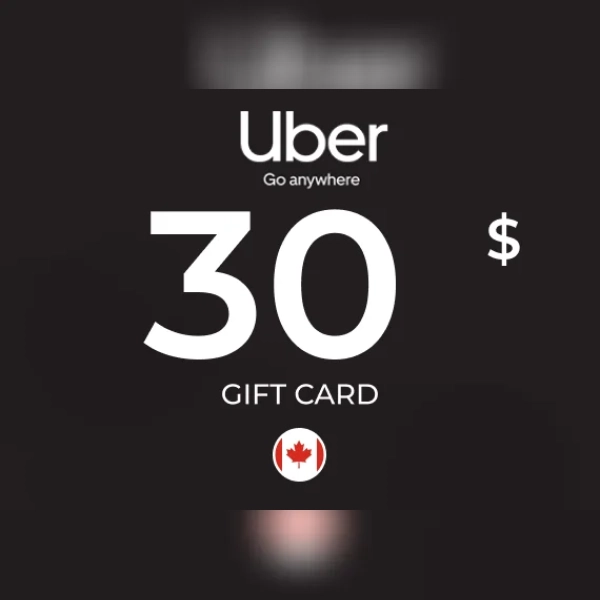 Uber Rides Gift Card 30 CAD Key - CANADA