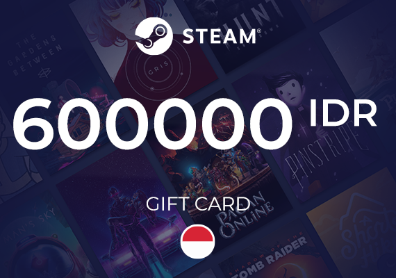 Steam Wallet Gift Card 600000 IDR Key - ASIA