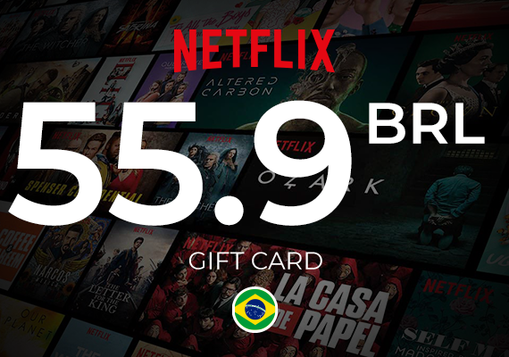 Netflix Gift Card 55.9 BRL Key - BRAZIL