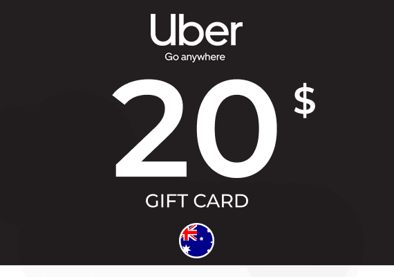Uber Rides Gift Card 20 AUD