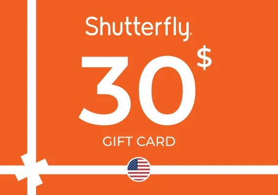 Shutterfly Gift Card 30 USD