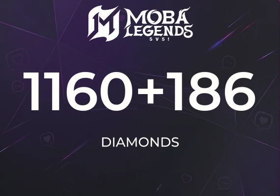 Moba Legends - 1160 Diamonds + 186 Bonus