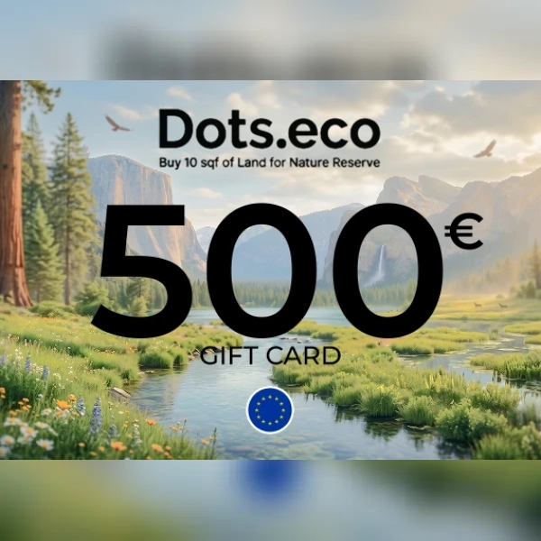 Dots.eco - Buy 10 sqf of Land for Nature Reserve Gift Card 500 EUR Key - EU