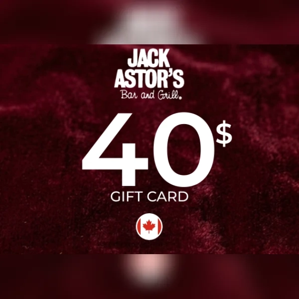 Jack Astor's Bar and Grill Gift Card 40 CAD Key - CANADA