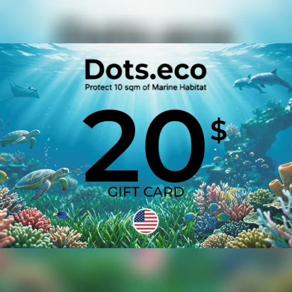 Dots.eco - Protect 10 sqm of Marine Habitat Gift Card 20 USD Key - UNITED STATES
