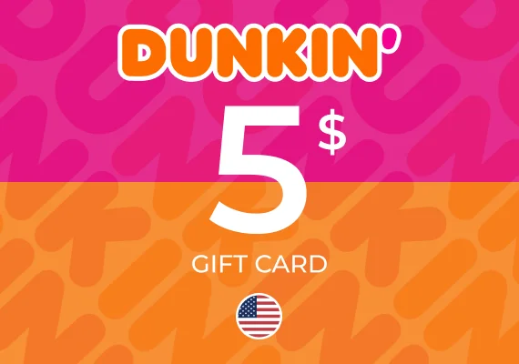 Dunkin' Donuts Gift card 5 USD