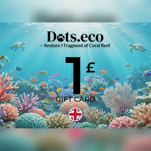 Dots.eco - Restore 1 fragment of coral reef Gift Card 1 GBP Key - UNITED KINGDOM
