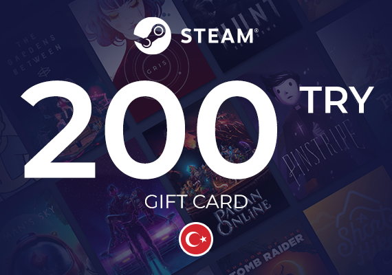 Steam Wallet Gift Card 200 TRY Steam Wallet Gift Card 200 TRY