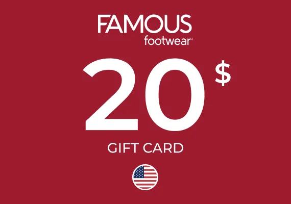 Famous Footwear Gift Card 20 USD Key - UNITED STATES