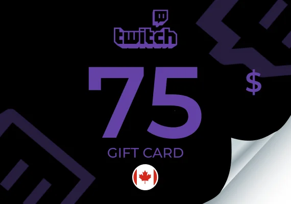 Twitch Gift Card 75 CAD