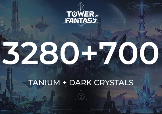 Tower of Fantasy - 3280 Tanium + 700 Dark Crystal 