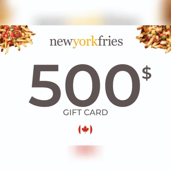 New York Fries Gift Card 500 CAD Key - CANADA