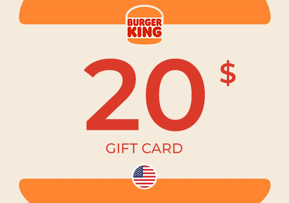 Burger King Gift Card 20 USD