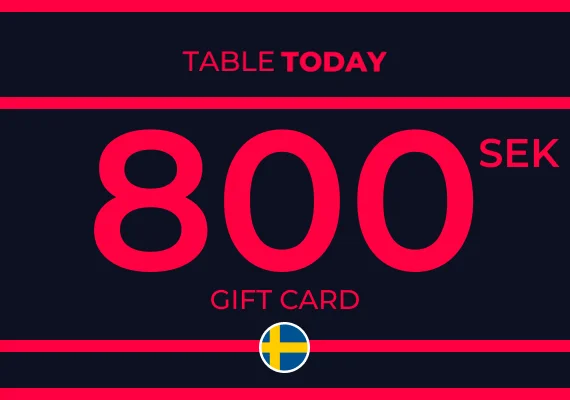 TableToday Gift Card 800 SEK