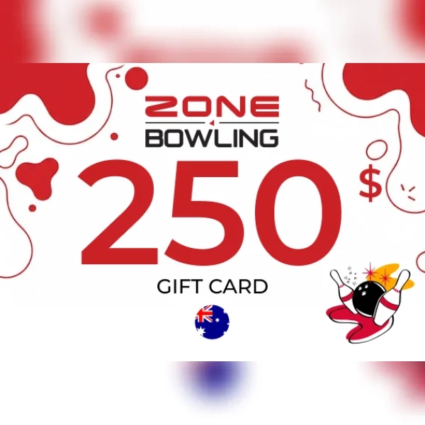 Zone Bowling Gift Card 250 AUD Key - AUSTRALIA