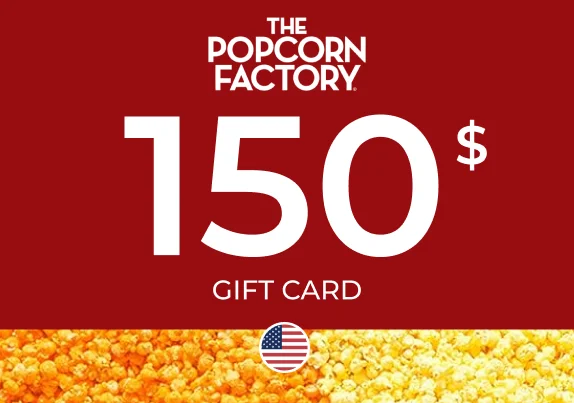 The Popcorn Factory Gift Card 150 USD