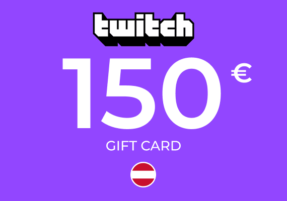 Twitch Gift Card 150 EUR Twitch Gift Card 150 EUR