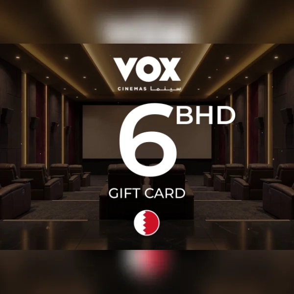 VOX Cinemas Gift Card 6 BHD Key - BAHRAIN