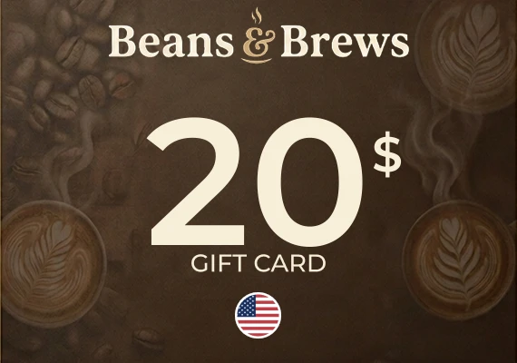 Beans & Brews Gift Card 20 USD