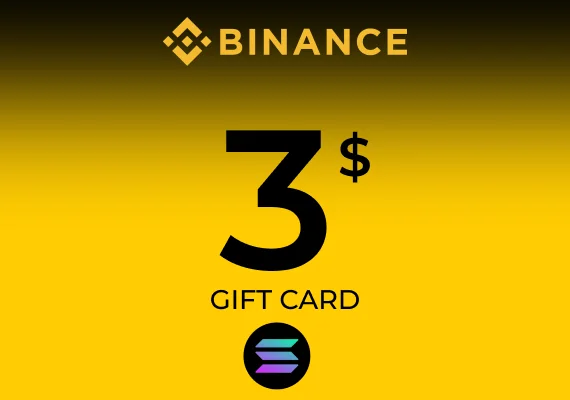 Binance Gift Card (SOL) 3 USD