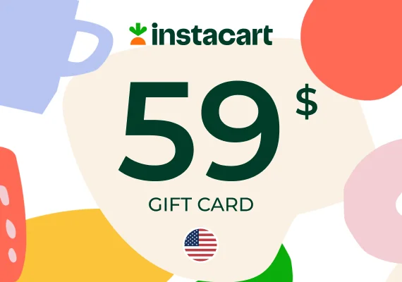 Instacart+ Gift Card 59 USD