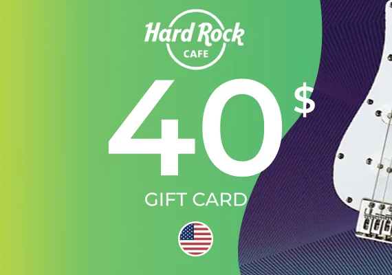 Hard Rock Cafe Gift Card 40 USD Key - UNITED STATES
