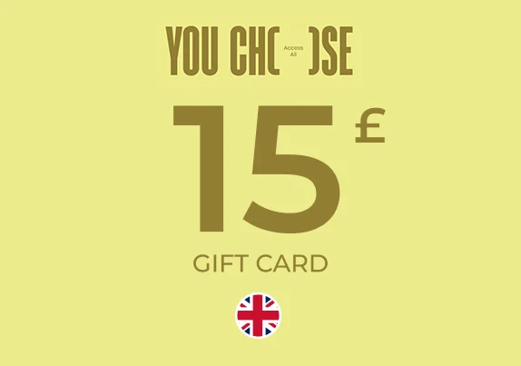 YouChoose All Access Digital Gift Card 15 GBP