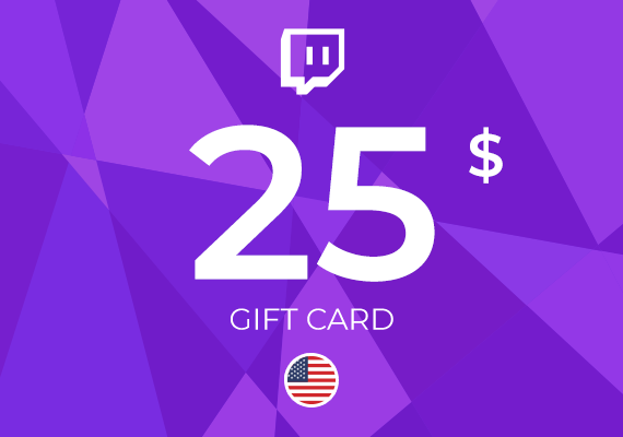 Twitch Gift Card 25 USD