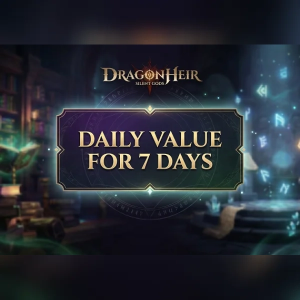 Dragonheir: Silent Gods - Daily Value for 7 days Direct Top-Up - GLOBAL