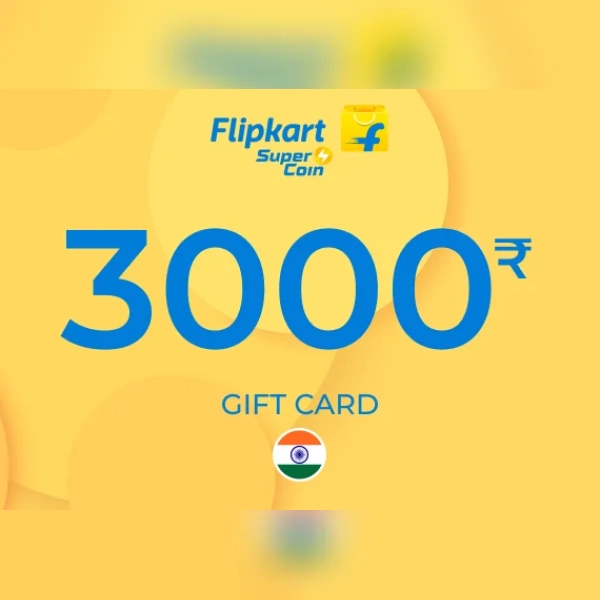Flipkart SuperCoin Gift Card 3000 INR Key - INDIA