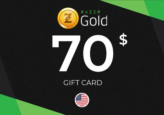 Razer Gold Gift Card 70 USD Key - UNITED STATES