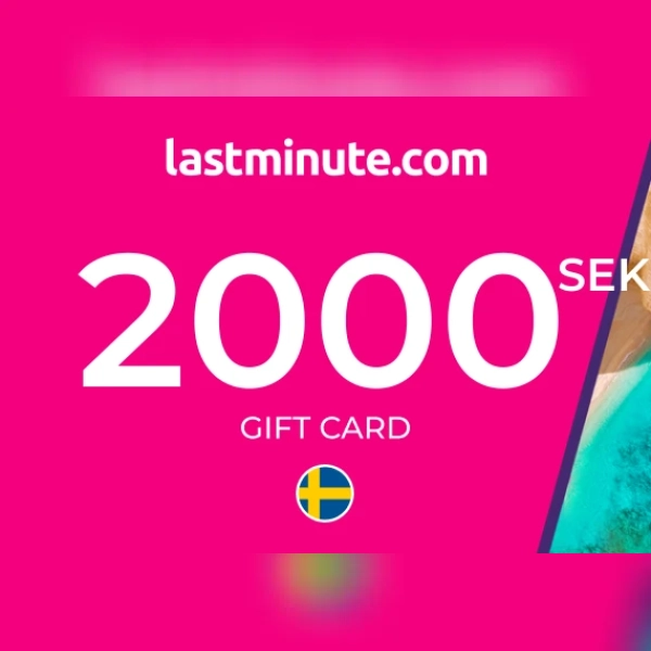 lastminute.com Travel Gift Card 2000 SEK Key - SWEDEN