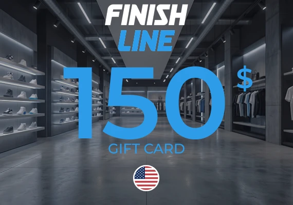 Finish Line Gift Card 150 USD