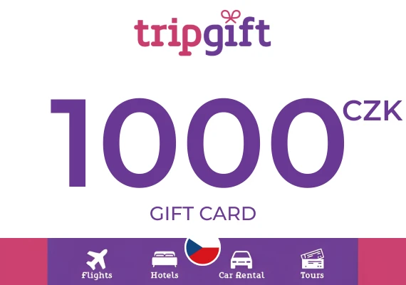 TripGift Gift Card 1000 CZK