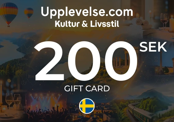 Kultur & Livsstil - Upplevelse.com Gift Card 200 SEK
