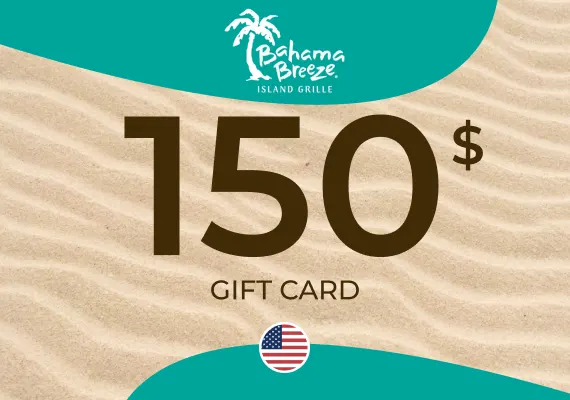Bahama Breeze Gift Card 150 USD