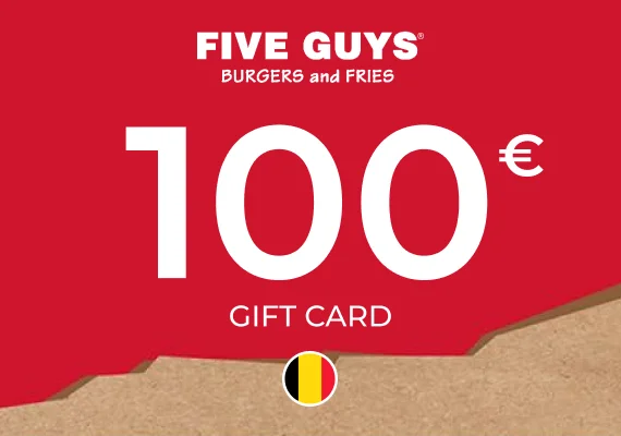 Five Guys Gift Card 100 EUR