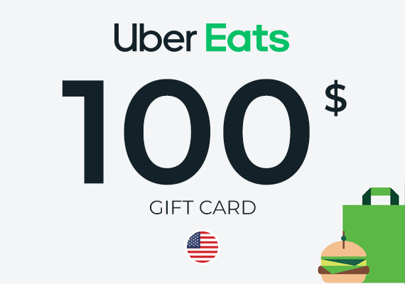 Uber Eats Gift Card 100 USD Uber Eats Gift Card 100 USD