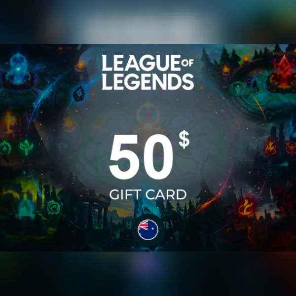 League of Legends Gift Card 50 AUD Key - AUSTRALIA