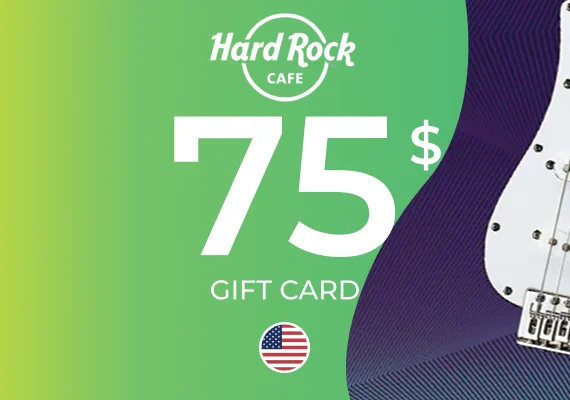 Hard Rock Cafe Gift Card 75 USD Key - UNITED STATES