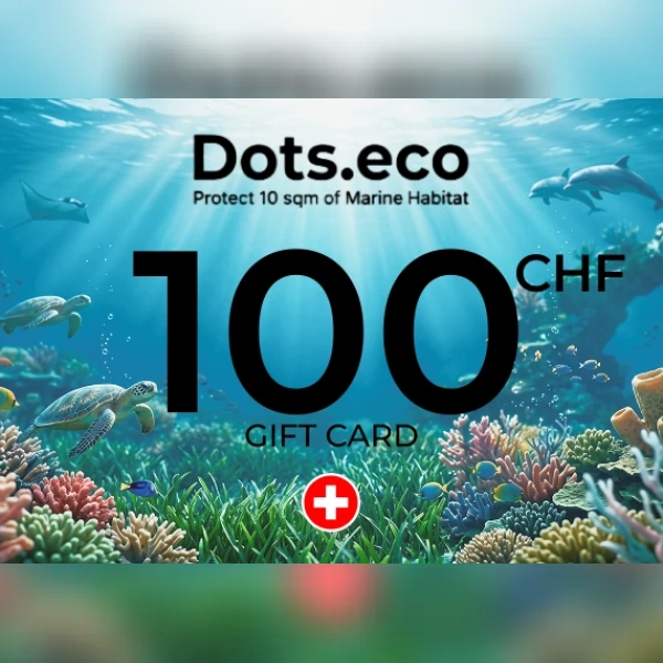 Dots.eco - Protect 10 sqm of Marine Habitat Gift Card 100 CHF Key - SWITZERLAND