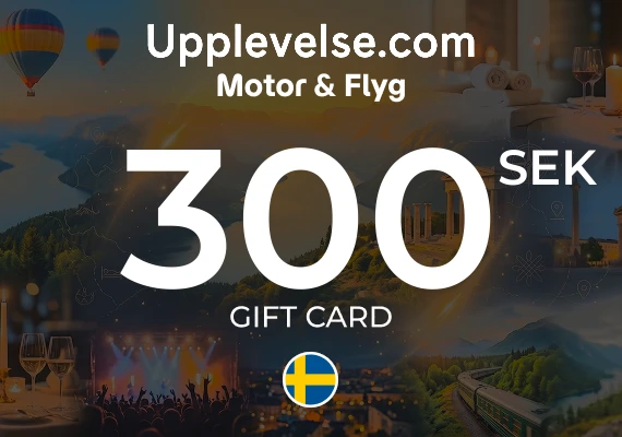 Motor & Flyg - Upplevelse.com Gift Card 300 SEK