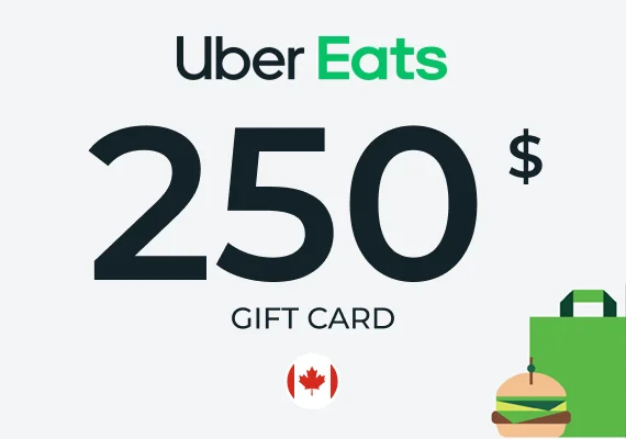 Uber Eats Gift Card 250 CAD
