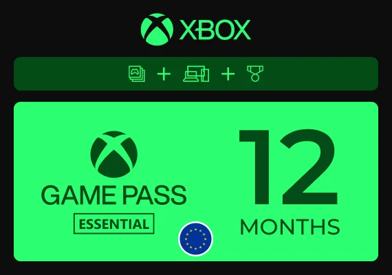 Xbox Game Pass Core (Essential) 12 Months  Xbox Game Pass Core (Essential) 12 Months