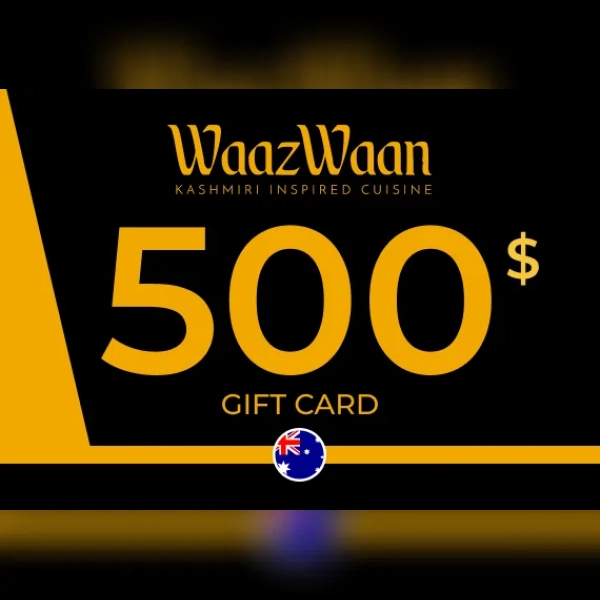 WaazWaan Gift Card 500 AUD Key - AUSTRALIA