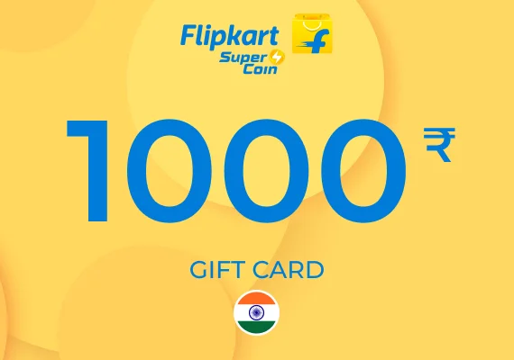Flipkart SuperCoin Gift Card 1000 INR