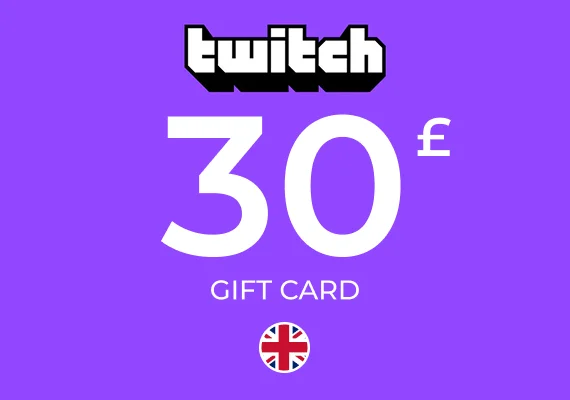 Twitch Gift Card 30 GBP Twitch Gift Card 30 GBP